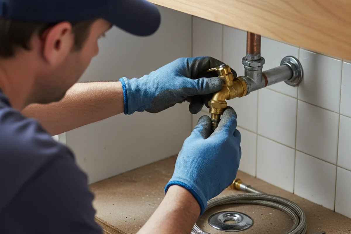Shutoff valve and fitting work during Faucet and Fixture Repair in Ingleside
